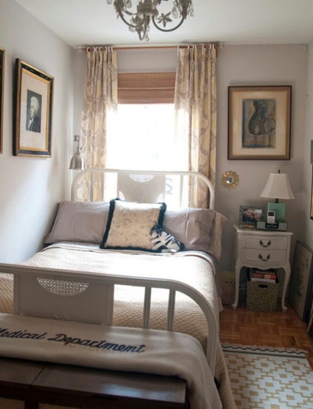 Дизайн маленькой спальни — 95 фото обустройства интерьера #33