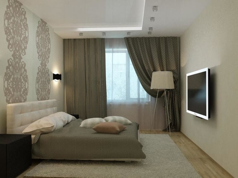 Дизайн маленькой спальни — 95 фото обустройства интерьера #8