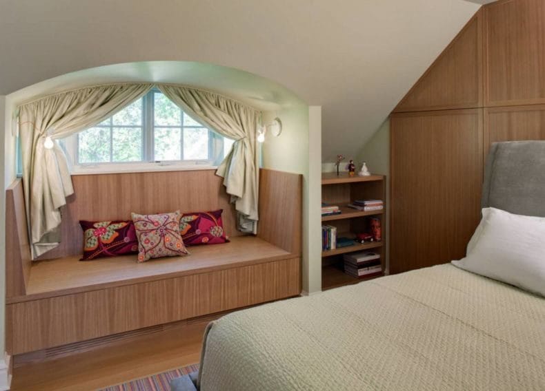 Дизайн маленькой спальни — 95 фото обустройства интерьера #48