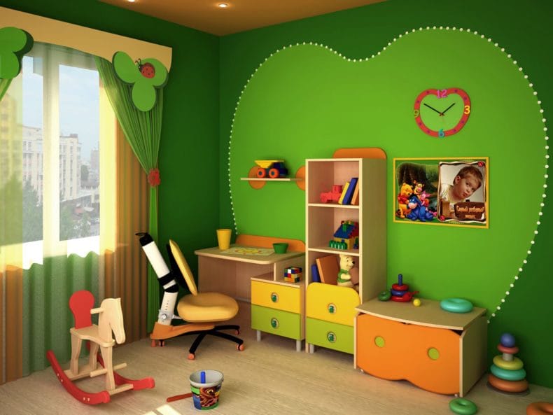 Дизайн детской спальни — лучшие идеи оформления интерьера детской (110 фото) #53