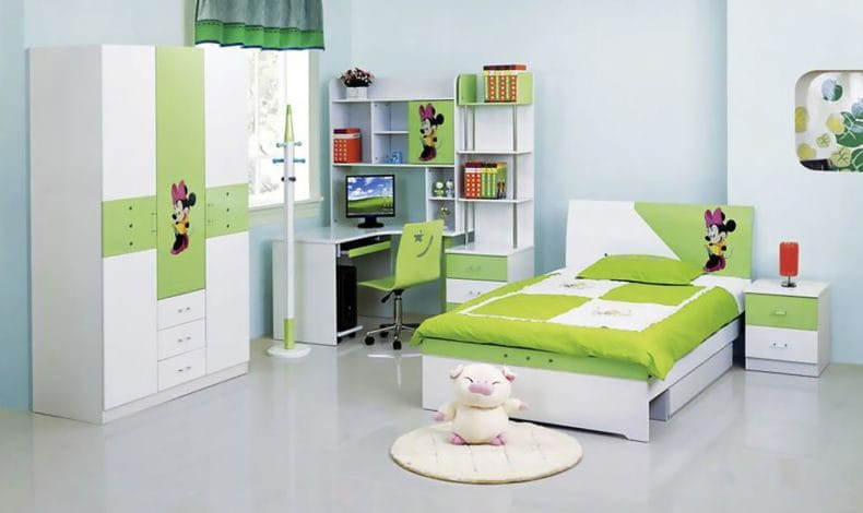 Дизайн детской спальни — лучшие идеи оформления интерьера детской (110 фото) #58