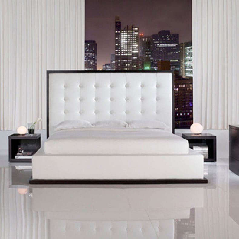 Белая спальня — стильный и комфортный дизайн спальной комнаты (120 фото) #68