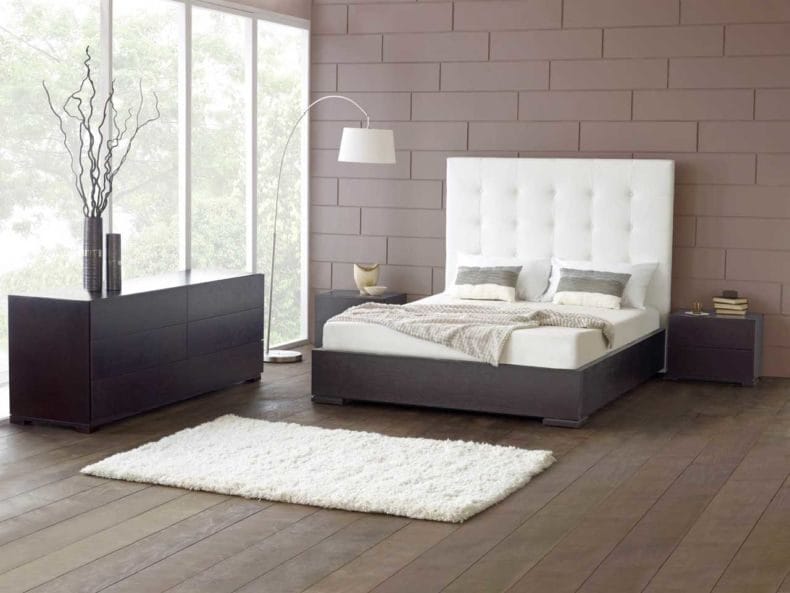 Белая спальня — стильный и комфортный дизайн спальной комнаты (120 фото) #86
