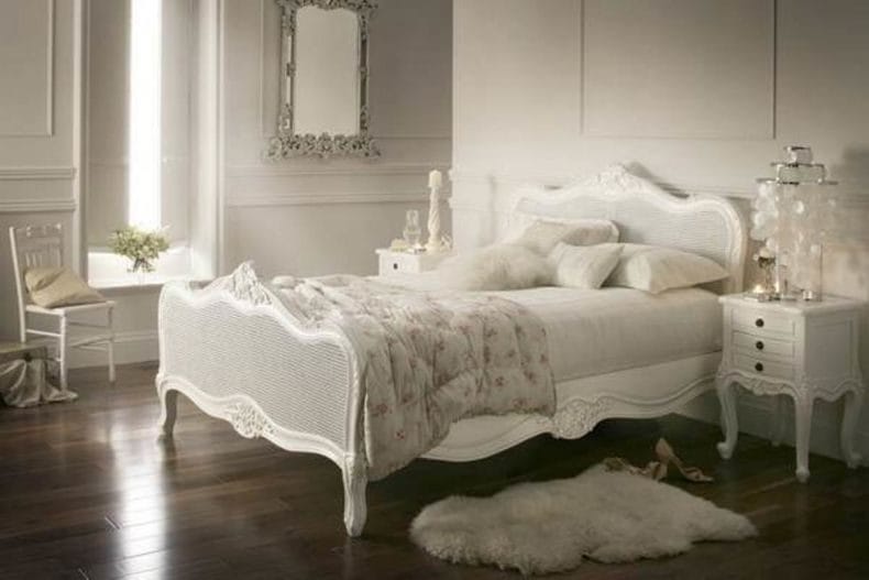 Белая спальня — стильный и комфортный дизайн спальной комнаты (120 фото) #94