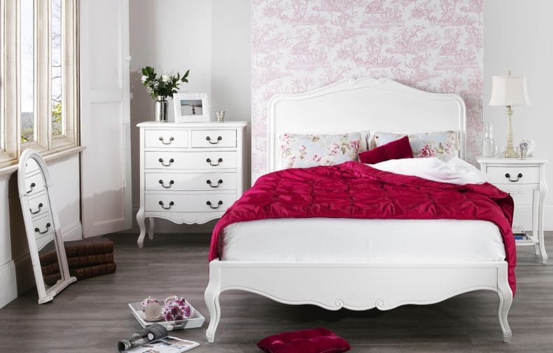 Белая спальня — стильный и комфортный дизайн спальной комнаты (120 фото) #122
