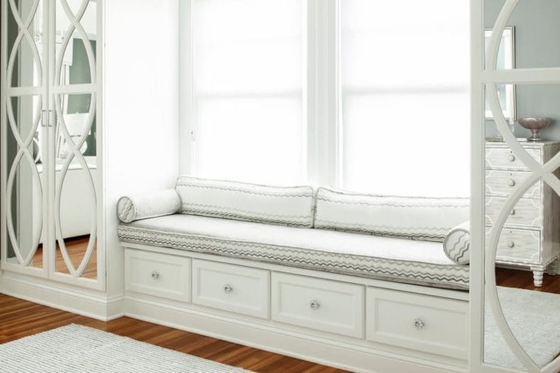 Белая спальня — стильный и комфортный дизайн спальной комнаты (120 фото) #123