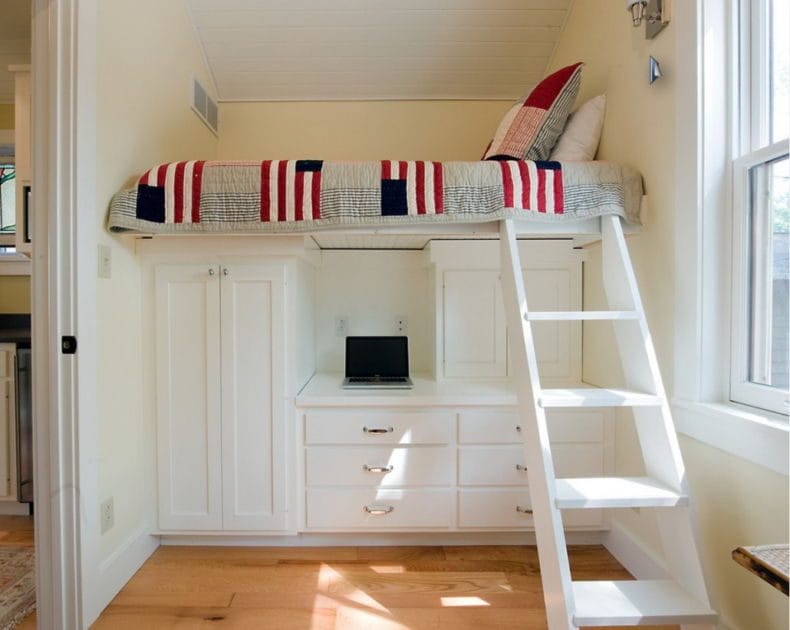 Дизайн маленькой спальни — 95 фото обустройства интерьера #17