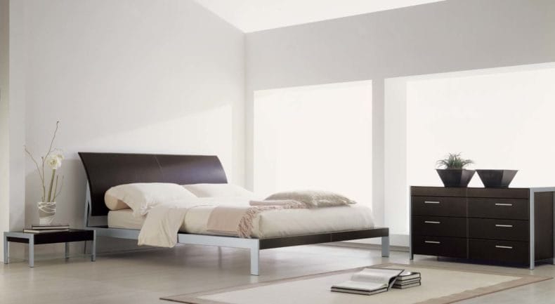 Белая спальня — стильный и комфортный дизайн спальной комнаты (120 фото) #149