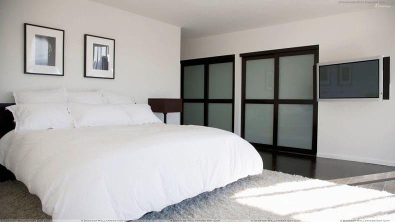 Белая спальня — стильный и комфортный дизайн спальной комнаты (120 фото) #147