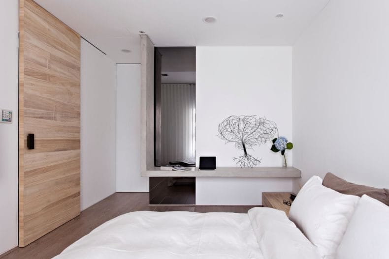Белая спальня — стильный и комфортный дизайн спальной комнаты (120 фото) #148