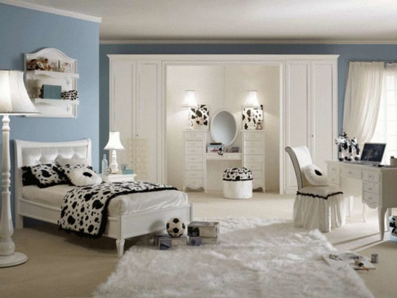 Белая спальня — стильный и комфортный дизайн спальной комнаты (120 фото) #96