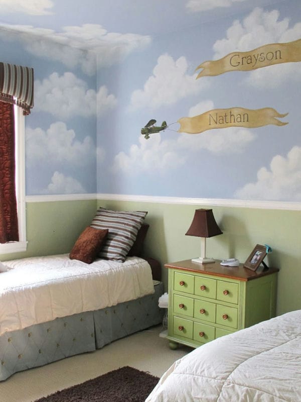 Дизайн детской спальни — лучшие идеи оформления интерьера детской (110 фото) #77