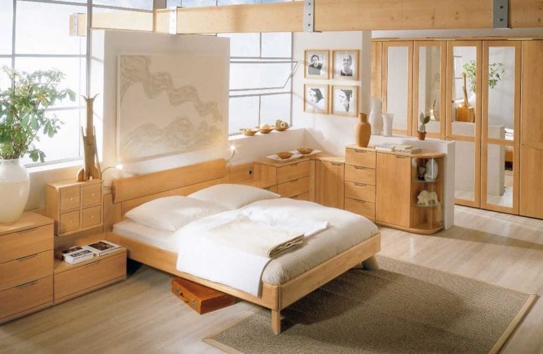Белая спальня — стильный и комфортный дизайн спальной комнаты (120 фото) #102