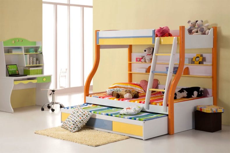Дизайн детской спальни — лучшие идеи оформления интерьера детской (110 фото) #5
