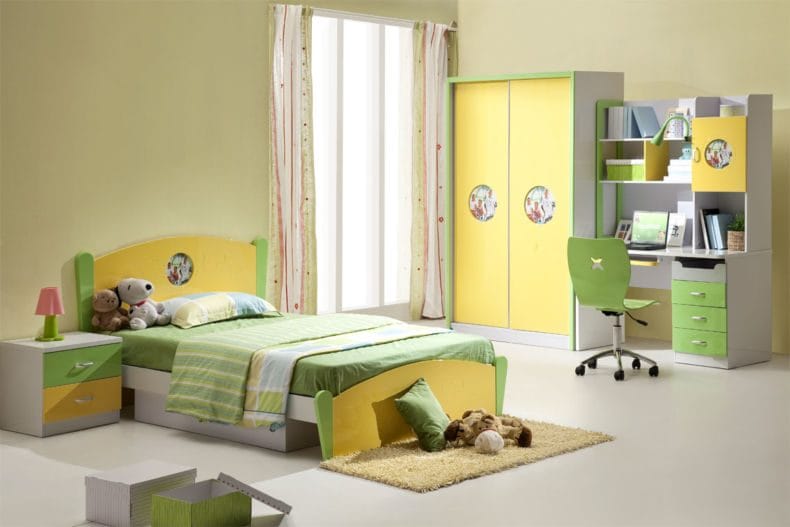 Дизайн детской спальни — лучшие идеи оформления интерьера детской (110 фото) #26