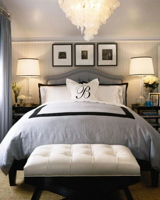 Белая спальня — стильный и комфортный дизайн спальной комнаты (120 фото) #107