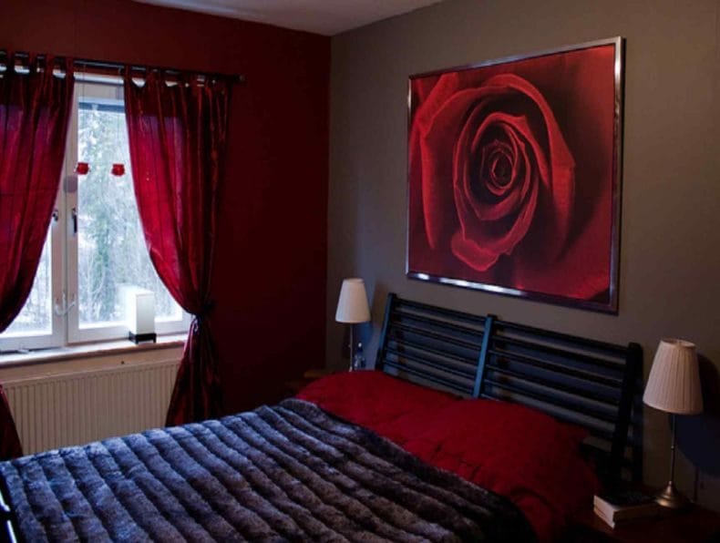 Шторы для спальни — 100 фото лучших новинок в интерьере спальной комнаты #100
