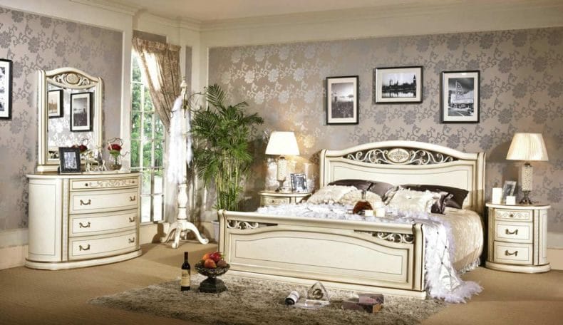 Белая спальня — стильный и комфортный дизайн спальной комнаты (120 фото) #115