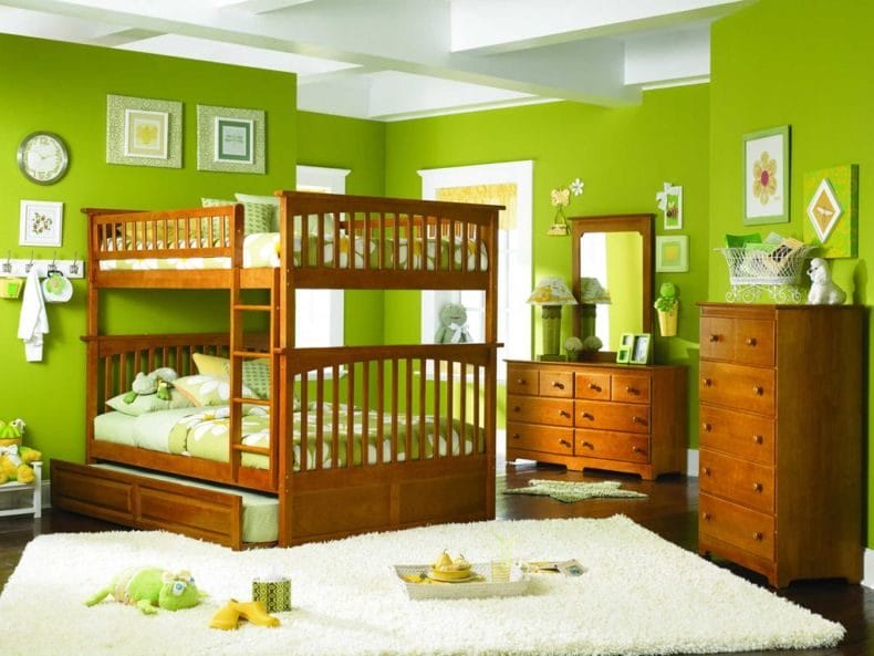 Дизайн детской спальни — лучшие идеи оформления интерьера детской (110 фото) #2