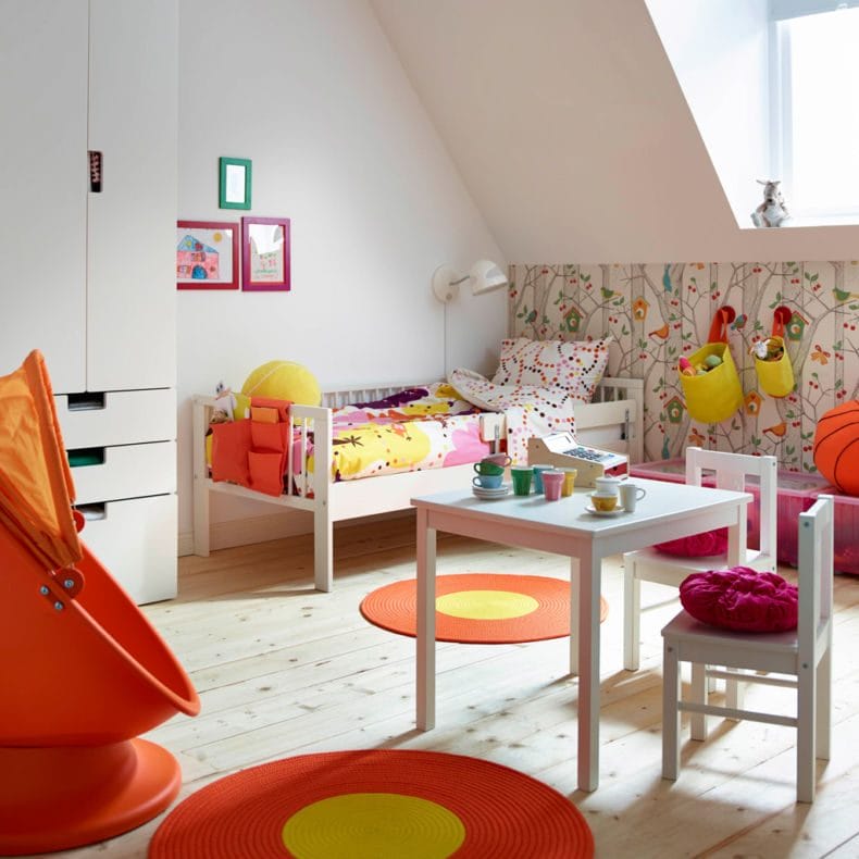 Дизайн детской спальни — лучшие идеи оформления интерьера детской (110 фото) #107