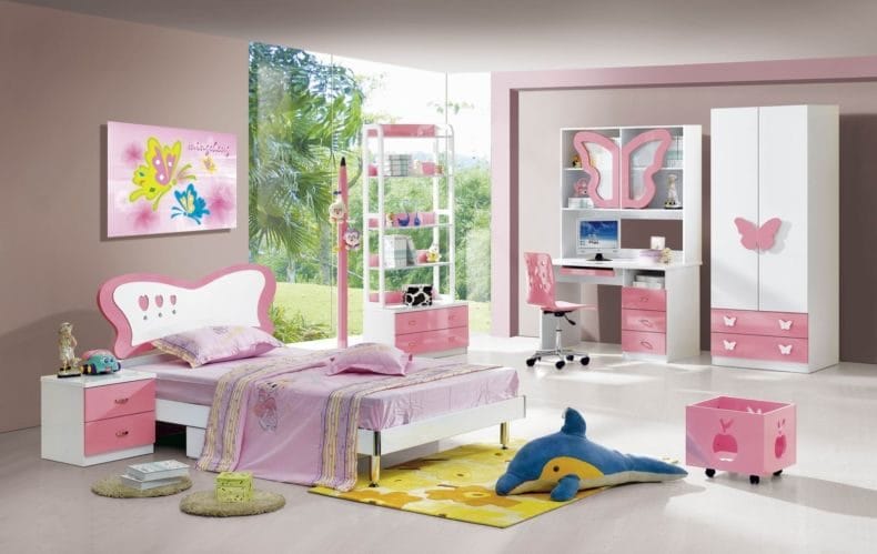 Дизайн детской спальни — лучшие идеи оформления интерьера детской (110 фото) #114