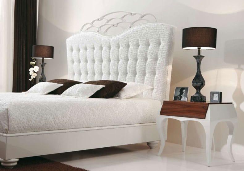 Белая спальня — стильный и комфортный дизайн спальной комнаты (120 фото) #126
