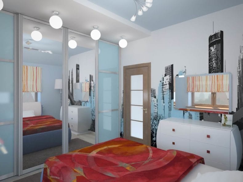 Дизайн маленькой спальни — 95 фото обустройства интерьера #14