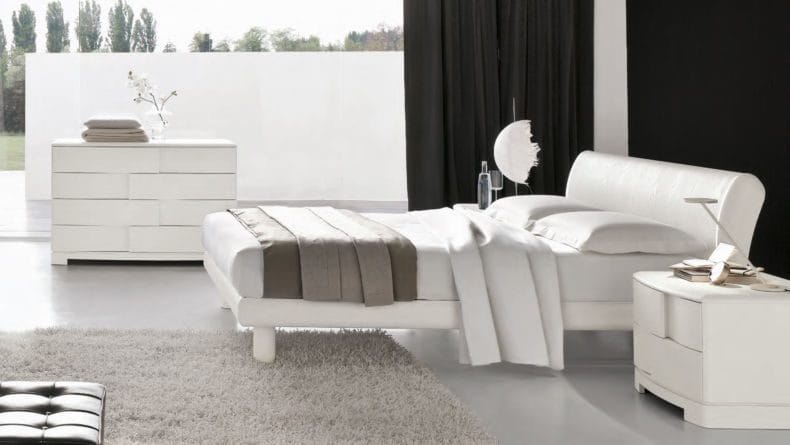 Белая спальня — стильный и комфортный дизайн спальной комнаты (120 фото) #129