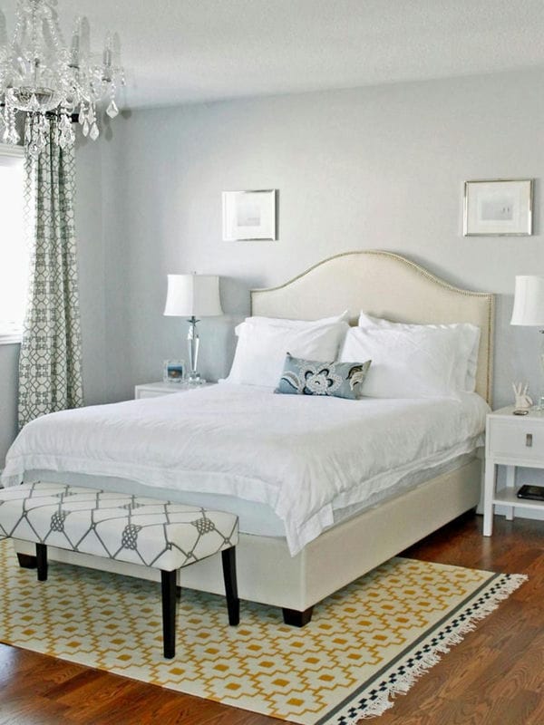 Белая спальня — стильный и комфортный дизайн спальной комнаты (120 фото) #134