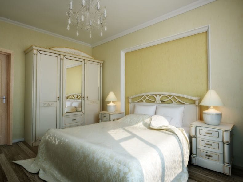 Дизайн маленькой спальни — 95 фото обустройства интерьера #102