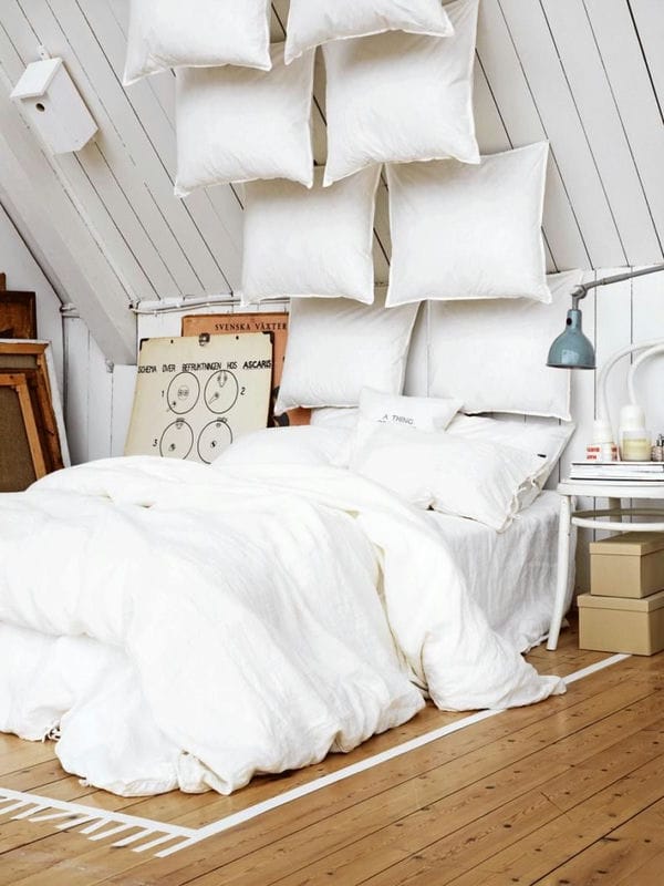 Белая спальня — стильный и комфортный дизайн спальной комнаты (120 фото) #137