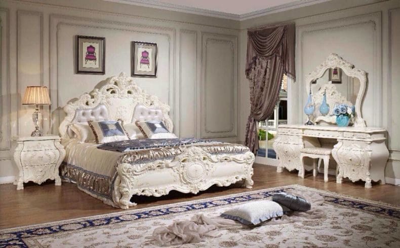 Белая спальня — стильный и комфортный дизайн спальной комнаты (120 фото) #41