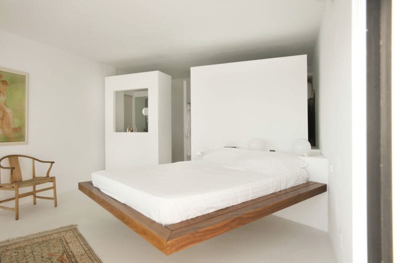 Белая спальня — стильный и комфортный дизайн спальной комнаты (120 фото) #151
