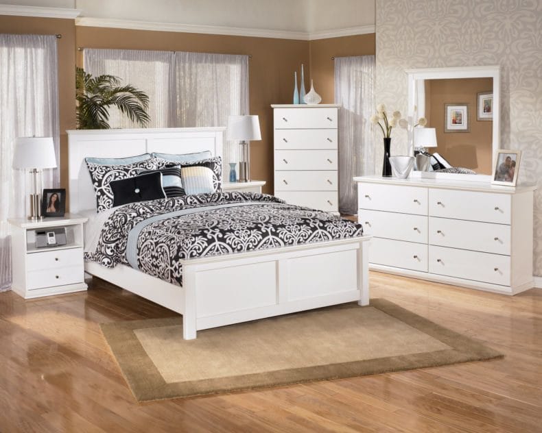 Белая спальня — стильный и комфортный дизайн спальной комнаты (120 фото) #152