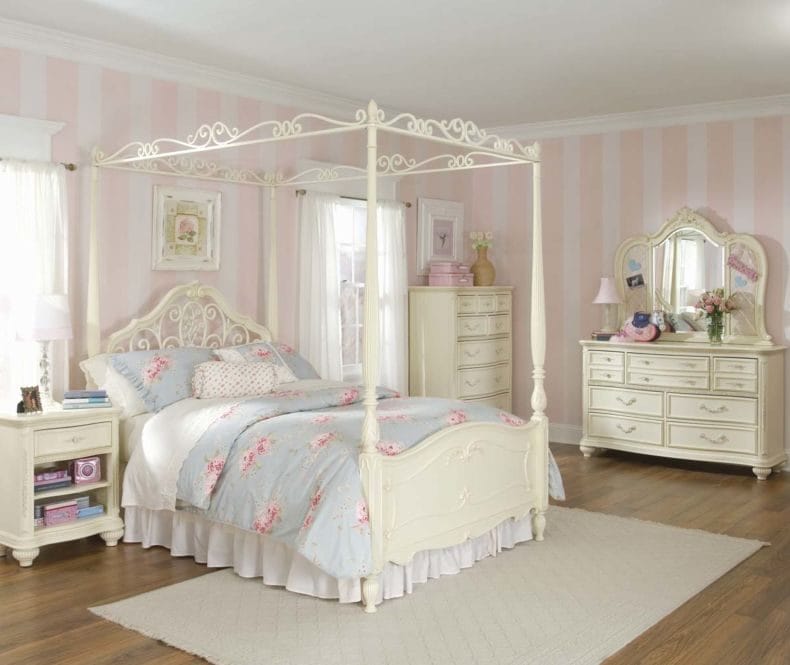Белая спальня — стильный и комфортный дизайн спальной комнаты (120 фото) #158