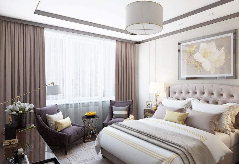 Спальня в стиле арт-деко — 50 фото идей как оформить роскошный и уютный дизайн в спальне #15