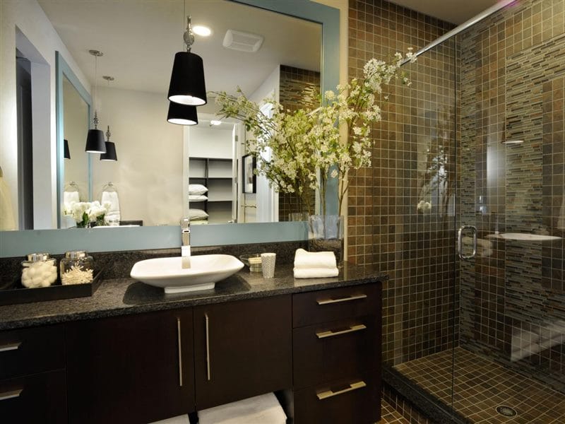 Дизайн ванной комнаты: ТОП 200 фото идей красивого интерьера #56