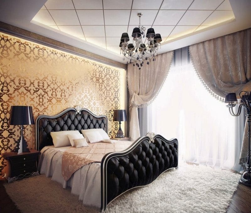 Спальня в стиле арт-деко — 50 фото идей как оформить роскошный и уютный дизайн в спальне #24