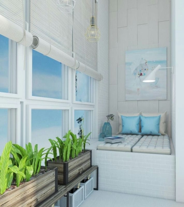 Дизайн балкона — 120 фото идей как оформить интерьер балкона #6