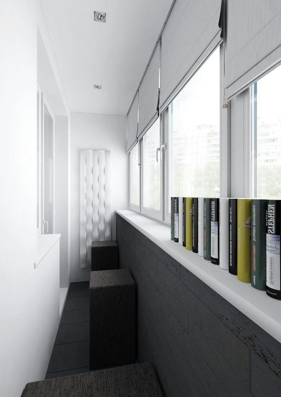 Дизайн балкона — 120 фото идей как оформить интерьер балкона #24