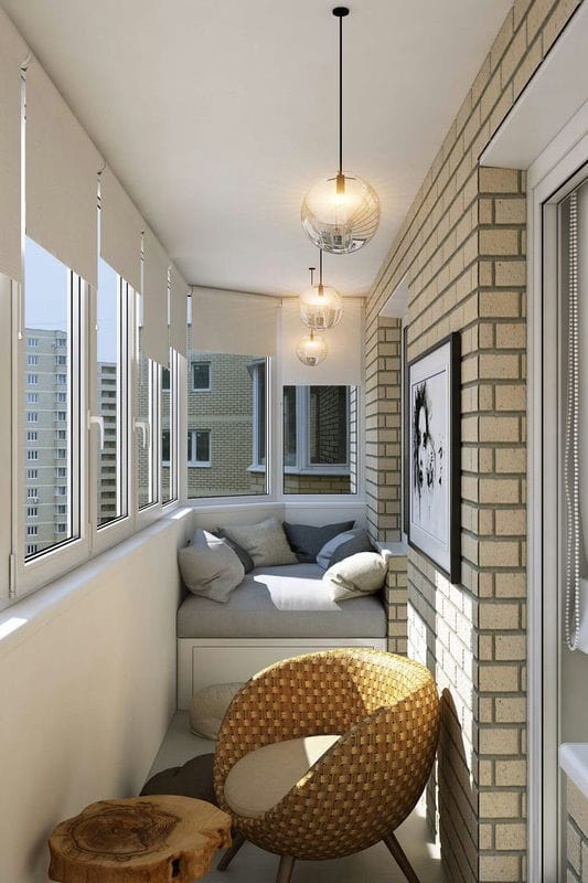 Балкон в квартире — модные тенденции современного оформления дизайна (50 фото идей) #30