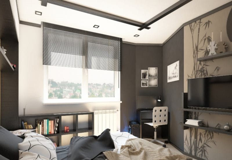 Спальня в японском стиле — фото лучших идей для оформления комфортной атмосферы релакса в спальне #18