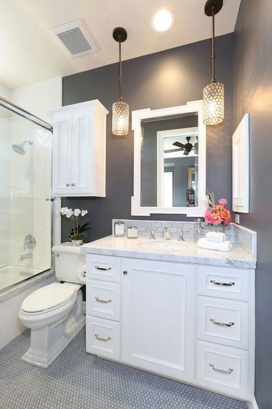 Дизайн ванной комнаты: ТОП 200 фото идей красивого интерьера #55