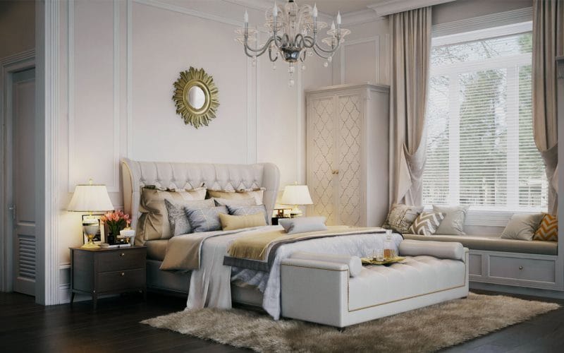 Спальня в стиле арт-деко — 50 фото идей как оформить роскошный и уютный дизайн в спальне #19