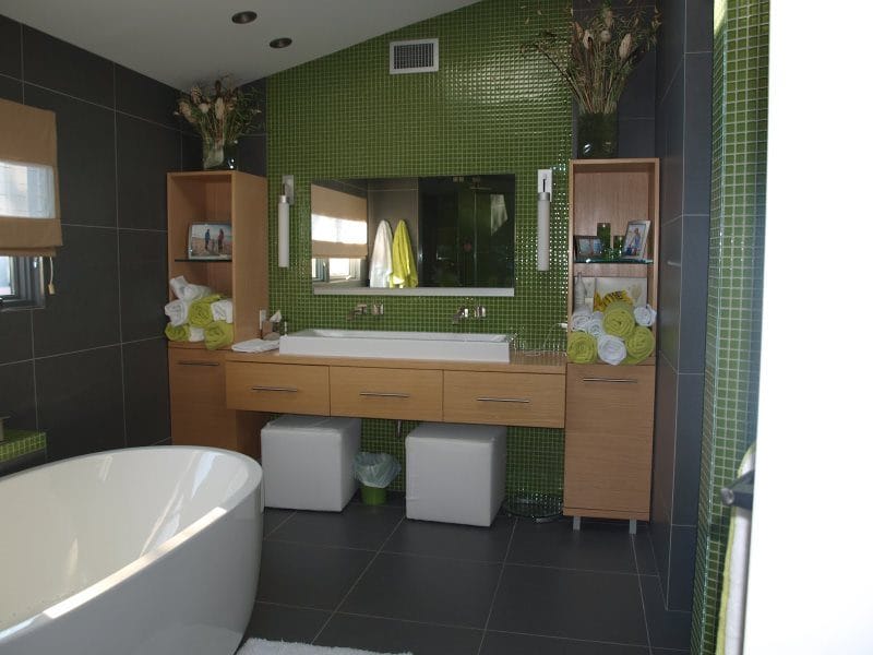 Цвет ванной комнаты — фото идеи и советы экспертов при выборе цвета для ванной комнаты #27