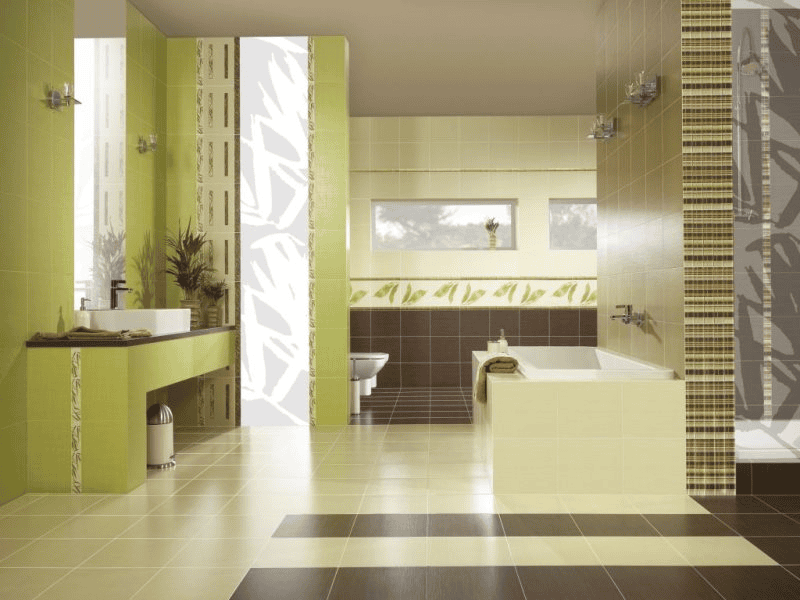 Плитка для ванной комнаты — современные новинки и фото идей для интерьера #7