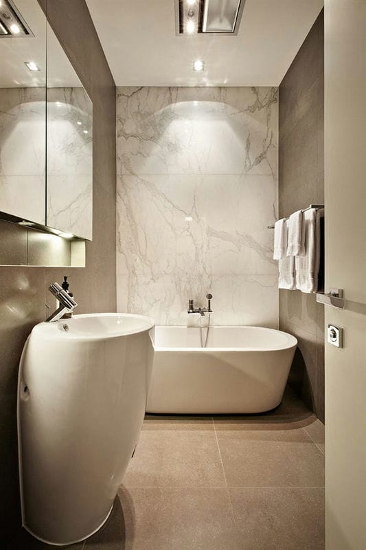 Дизайн ванной комнаты: ТОП 200 фото идей красивого интерьера #14