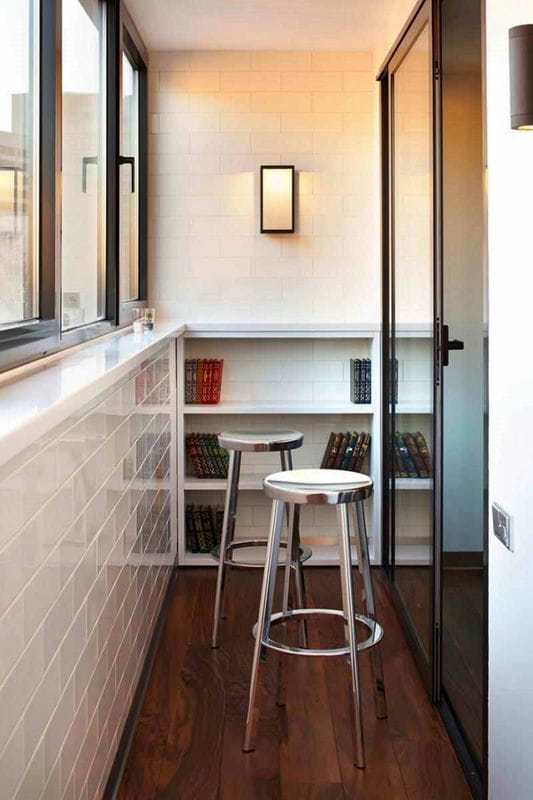 Балкон в квартире — модные тенденции современного оформления дизайна (50 фото идей) #43