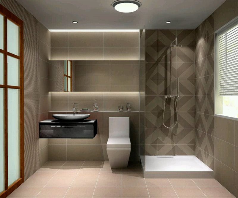 Дизайн ванной комнаты: ТОП 200 фото идей красивого интерьера #68