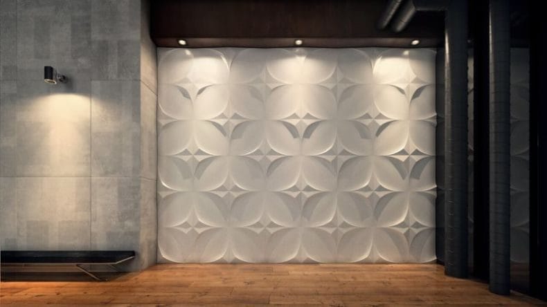3D панели для стен: советы по выбору, фото идеи для интерьера #39